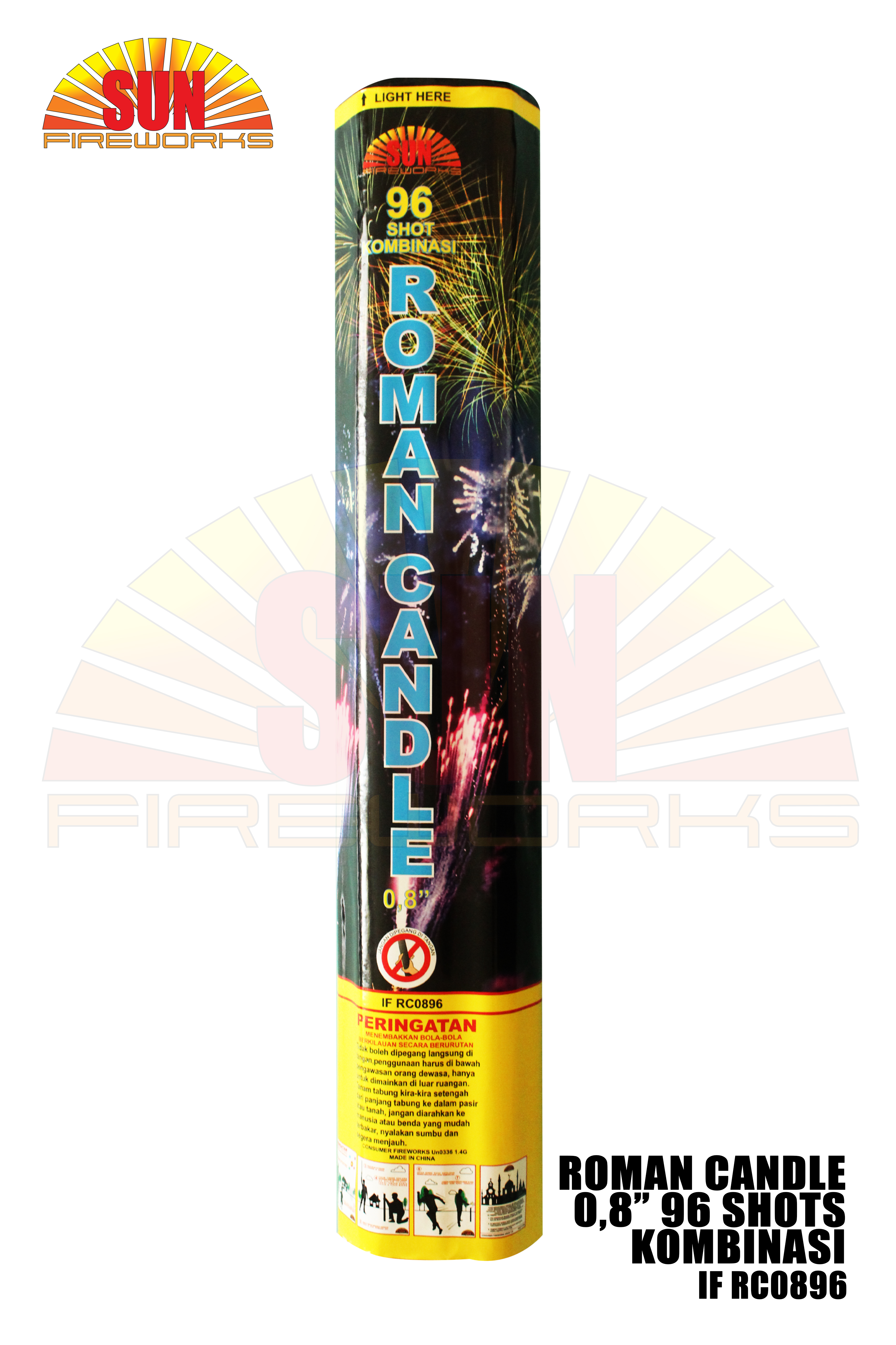 roman candle 96 shot IF RC0896 kombinasi